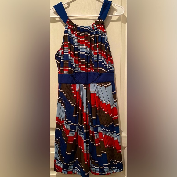 BCBGMaxAzria Graphic Artistic Sleeveless Mini Dress - Picture 2 of 9
